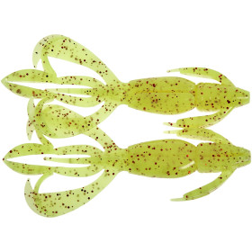 Keitech Crazy Flapper 2.4" PAL#01 Chartreuse Red Flk (10 шт/уп)