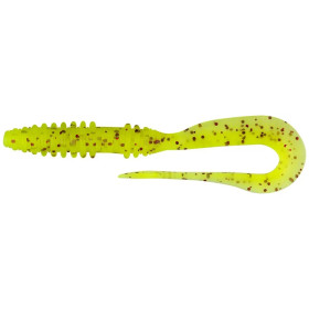 Keitech Mad Wag Mini 4.5 (9 шт/уп.) к:pal#01 chartreuseredflake