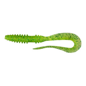 Keitech Mad Wag Mini 2.5 (12 шт/уп.) к:424 lime chartreuse