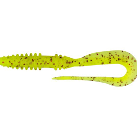 Keitech Mad Wag Mini 3.5 (10 шт/уп.) к:pal#01 chartreuseredflake