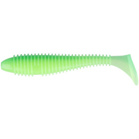 Keitech Swing Impact FAT 3.8 (6 шт/уп.) к:ea#11 lime chartreuseglow
