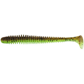 Keitech Swing Impact 3 (10 шт/уп.) к:401 Green Pumpkin/ chartreuse