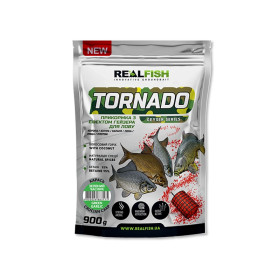 Прикормка Real Fish "TORNADO" Карась "Зелений Часник" 900 гр