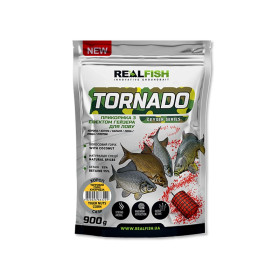 Прикормка Real Fish "TORNADO" Короп "Тигровий горіх кукурудза" 900 гр