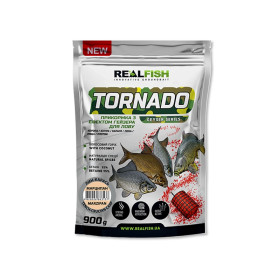 Прикормка Real Fish "TORNADO" Лин-Карась "Марципан" 900 гр