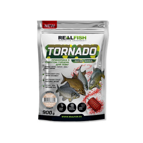 Прикормка Real Fish "TORNADO" Плотва "Коріандр ваніль" 900 гр