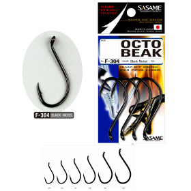 Гачок SASAME OCTO BEAK №10/0 F-304 NS (2 шт)