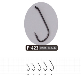 Гачок SASAME FL-4 RET №12 F-423 D/Black (15 шт)