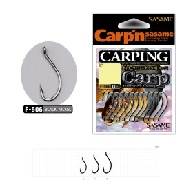 Гачок SASAME CARPING №2 F-506 NS (8 шт)