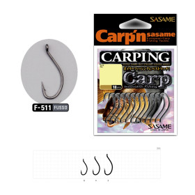 Гачок SASAME TEF CARPING №4 F-511 FUSSO (7 шт)