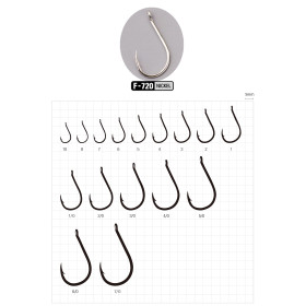 Гачок SASAME CHINU RINGED №6/0 F-720 NICKEL (5 шт)