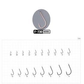 Гачок SASAME SODE №10 F-730 NICKEL (22 шт)