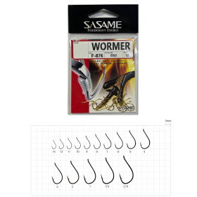 Гачок SASAME WORMER №10 F-876 GOLD (12 шт)