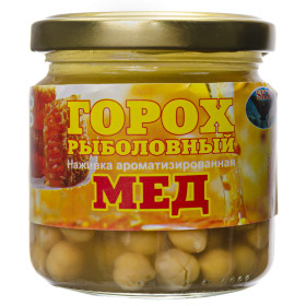 Горох рибальський банка/скло МЕД 200 грм