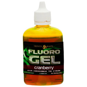 Trinity Baits Флюро-салатовий гель-діп CRANBERRY 100 мл (шт.)
