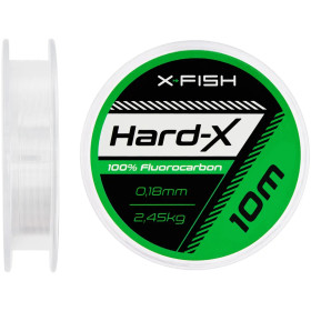 Флюорокарбон X-Fish Hard-X 10m (clear) 0.18mm 2,45kg