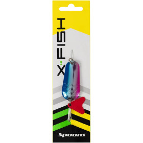 Блешня X-Fish Godzilla 14g #04 Silver pink blue ( 5 шт/ уп )