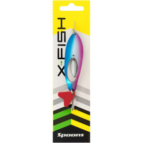 Блешня X-Fish Turbo 17.3g #04 Silver pink blue ( 5 шт/ уп )