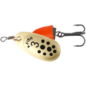 Блешня X-Fish Wolf №3 7g Gold fire red ( 5 шт/ уп )