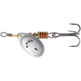 Блешня X-Fish Stark №1 2.5g Silver ( 5 шт/ уп )