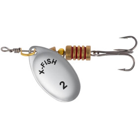 Блешня X-Fish Stark №2 4.5g Silver ( 5 шт/ уп )