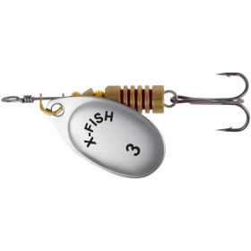 Блешня X-Fish Stark №3 7.5g Silver ( 5 шт/ уп )
