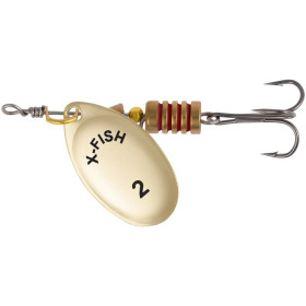 Блешня X-Fish Stark №2 4.5g Gold ( 5 шт/ уп )