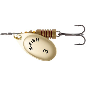 Блешня X-Fish Stark №3 7.5g Gold ( 5 шт/ уп )