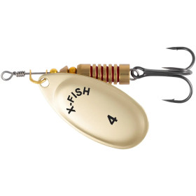 Блешня X-Fish Stark №4 9.5g Gold ( 5 шт/ уп )