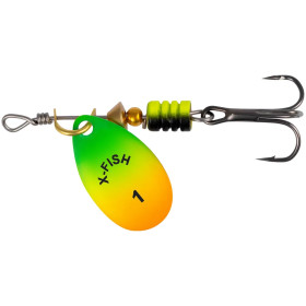 Блешня X-Fish Stark №1 2.5g Fire tiger ( 5 шт/ уп )