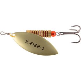 Блешня X-Fish Rampage №3 12.5g Gold ( 5 шт/ уп )