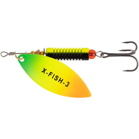 Блешня X-Fish Rampage №3 12.5g Fire tiger ( 5 шт/ уп )