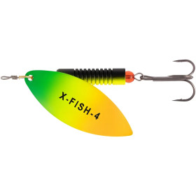 Блешня X-Fish Rampage №4 18g Fire tiger ( 5 шт/ уп )