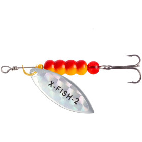 Блешня X-Fish Trophy №2 9g Silver rainbow ( 5 шт/ уп )