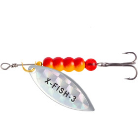 Блешня X-Fish Trophy №3 11g Silver rainbow ( 5 шт/ уп )