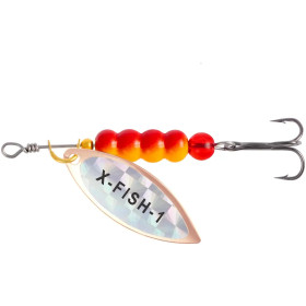 Блешня X-Fish Trophy №1 7g Copper rainbow ( 5 шт/ уп )