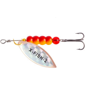 Блешня X-Fish Trophy №2 9g Copper rainbow ( 5 шт/ уп )