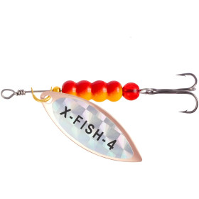 Блешня X-Fish Trophy №4 16.5g Copper rainbow ( 5 шт/ уп )