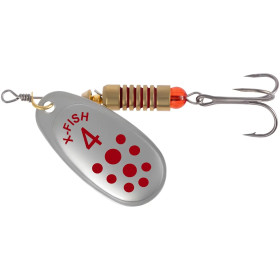 Блешня X-Fish Spike №4 9.5g Silver RD ( 5 шт/ уп )