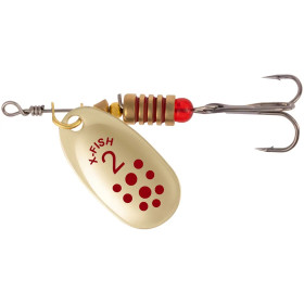 Блешня X-Fish Spike №2 4.5g Gold RD ( 5 шт/ уп )