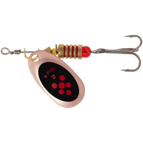 Блешня X-Fish Spike №2 4.5g Copper black orange ( 5 шт/ уп )