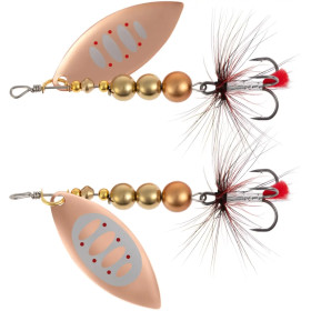 Блешня X-Fish Orbit №2 8g Copper GD ( 5 шт/ уп )