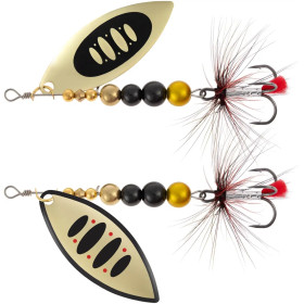 Блешня X-Fish Orbit №4 11.5g Nikel gold ( 5 шт/ уп )
