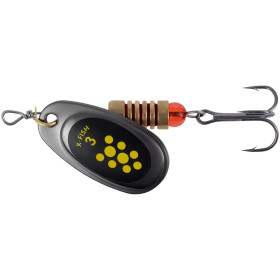 Блешня X-Fish Dark Side №3 6g Nikel black lime ( 5 шт/ уп )