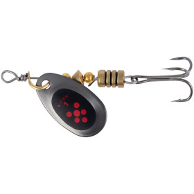 Блешня X-Fish Dark Side №1 2.5g Nikel black orange ( 5 шт/ уп )
