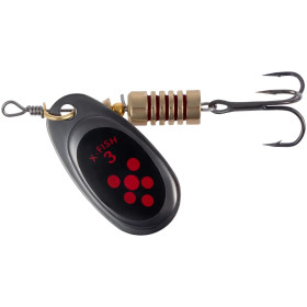 Блешня X-Fish Dark Side №3 6g Nikel black orange ( 5 шт/ уп )