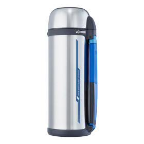 Термос ZOJIRUSHI SF-CС20XA 2 л (складна ручка+ремешок) к:сталевий
