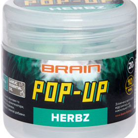 Бойли Brain Pop-Up F1 HERBZ (м'ята с часником) 10mm 20g