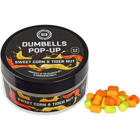 Бойли Brain Dumbells Pop-Up Sweet Corn & Tiger Nut (кукурудза+тигровий горіх) 6*10mm 34g