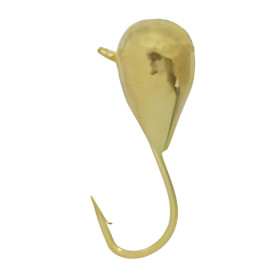 Морм. вольф. Fishing ROI Крапля з вушком 2.5mm gold (10шт/уп) (M400)